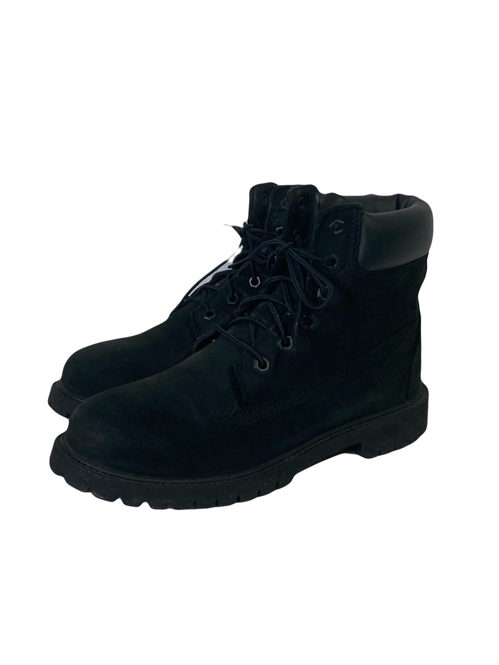 TIMBERLAND Boots Men 7 Black Suede Leather Primaloft 200-Gram Insulated